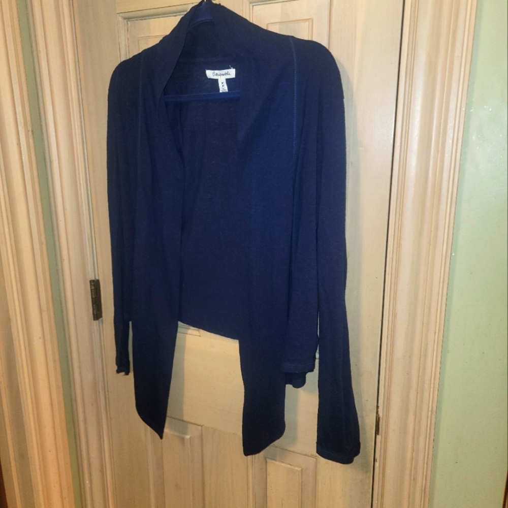 Misses sz M Navy Blue Aeropostale Open cardigan sweater